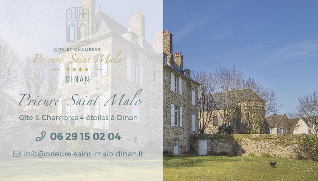 Villa Le Prieuré Saint-Malo de Dinan Exterior foto